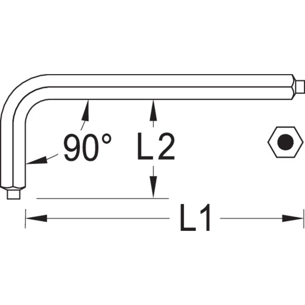 Hexagon Allen Key,4mm